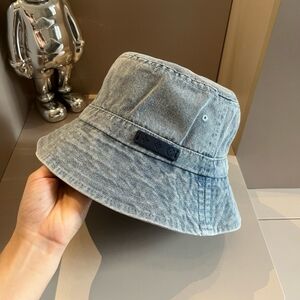 LV denim bucket hat